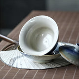Snow Aurora Porcelain Set - Kiln-Transmutation (Yao Bian)
