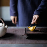 Buddha's Hand Incense Holder - Handmade Porcelain Incense Burner