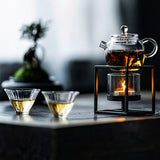 Glass Bright Pearl Teapot - Removable Filter Heat Proof Glass Pot