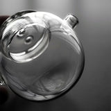 Glass Bright Pearl Teapot - Removable Filter Heat Proof Glass Pot