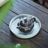 8 Faces Yixing Heini Black Clay Teapot - Handmade 8-Sided Black Mud Pot