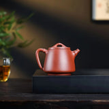 Bamboo Stems Yixing Zisha Purple Clay Pot - Tall Shi Piao 250cc