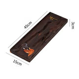 Chánshī Black Sandalwood Tea Tray - Zen Meditation Gongfu Cha Tea Tray