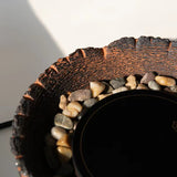 Old Rock Mud Handmade Vintage-Zen Electric Silent Stove