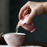 Oriental Cherry Jingdezhen Porcelain Set - Gongfu Cha 5-Pieces Set