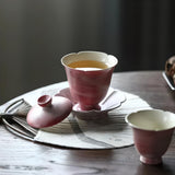 Oriental Cherry Jingdezhen Porcelain Set - Gongfu Cha 5-Pieces Set