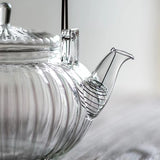 Pumpkin Teapot - Handmade Heat-Resistant Glass