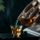 Walnut Gongdao or Justice Tea Cup - Classic Handmade Glass Fairness Tea Pitcher