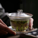 Yun Gongfu Gaiwan - Handmade Glass Gongfu Gaiwan