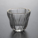 Gongfu Cha Hammer Pattern Glass Cups
