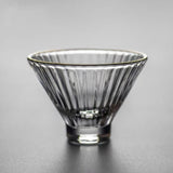 Gongfu Cha Hammer Pattern Glass Cups