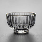 Gongfu Cha Hammer Pattern Glass Cups