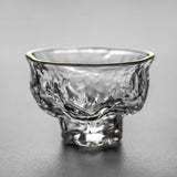Gongfu Cha Hammer Pattern Glass Cups