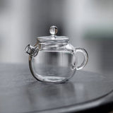 Glass Bright Pearl Teapot - Removable Filter Heat Proof Glass Pot