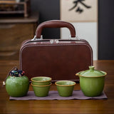 Travel Tea Portable Set - Porcelain Tea Set in 4 colours