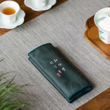 Gongfu Cha Tea Cloth - Water Absorbent Tea Towel - Double Sided