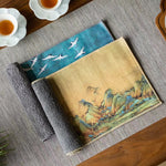 Gongfu Cha Tea Cloth - Water Absorbent Tea Towel - Double Sided