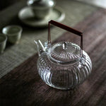 Pumpkin Teapot - Handmade Heat-Resistant Glass