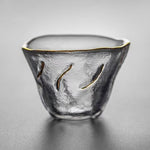 Gongfu Cha Hammer Pattern Glass Cups